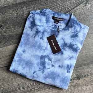 Michael Kors tie dye lightweight sweater. New with Tags. Blue. Size small.
